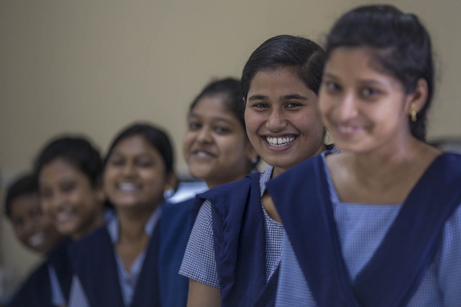 Girls participating in Kanyashree event 1