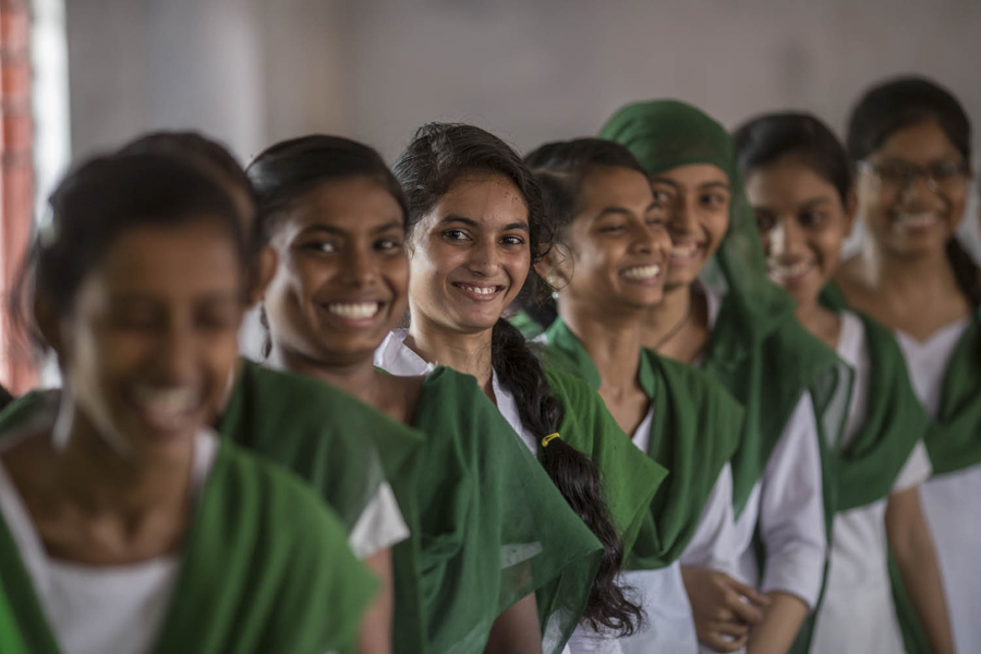 Girls participating in Kanyashree event 4